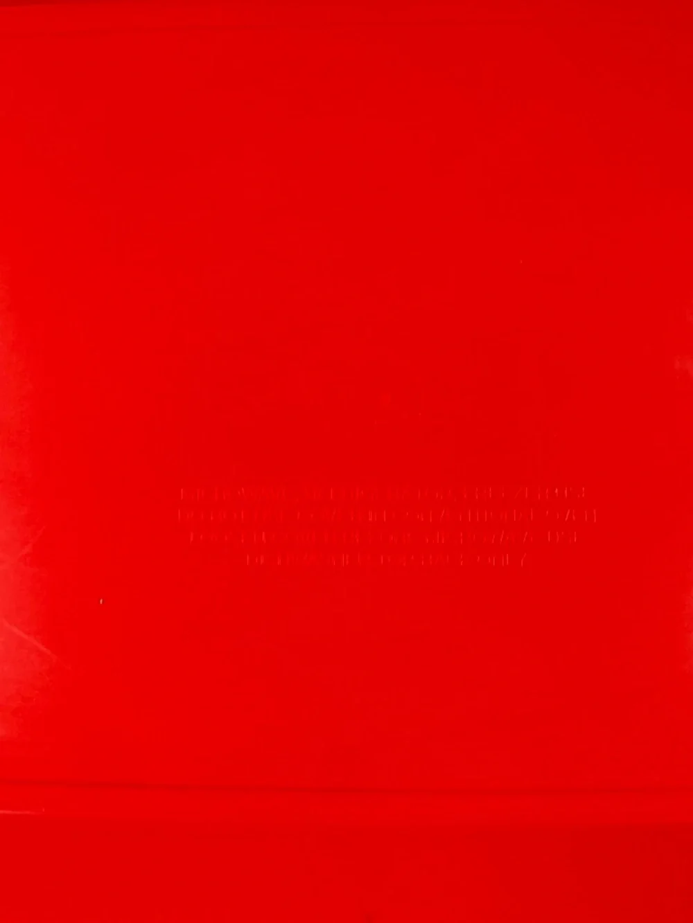 Pyrex Ware Red Plastic Replacement Lid for Casserole Dish 15x9.5 inches.